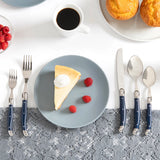 Laguiole 20-Piece Stainless Steel Flatware Set For 4, Navy