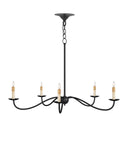 Saxon Small Black Chandelier