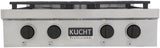 Kucht 30 Inch Gas Sealed Burner Rangetop, KFX309T-K