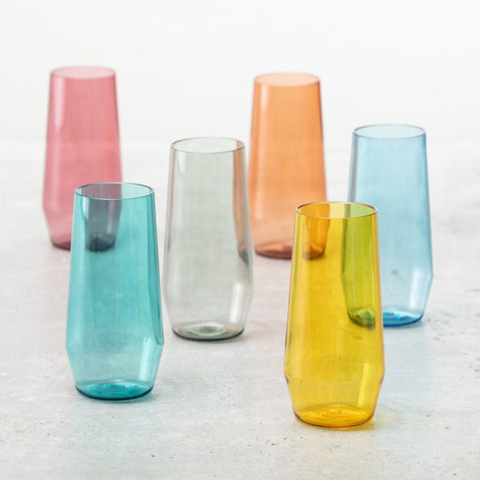 Sole Outdoor Mixed Colors Iced Tea 18oz, Set of 6 Pack Size - CASE EACH