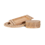 Robin Baron Winfield Rectangular Wooden Serving Tray