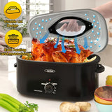 Wholesale 26 Quart Roaster Oven with Visible Self-Basting Lid