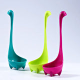Dinosaur Silicone Soup Spoon with Long Handle