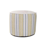 Indoor/Outdoor Pouf Tall Dune Moss