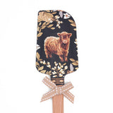 Blue Stallion Bowie Cow Silicone Baking Spatula