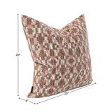 Rhombus Rose 20x20 Pillow
