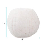 Angora natural Round Pillow
