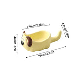 Cartoon Dog Ceramic Dipping Sauce Dish Plate