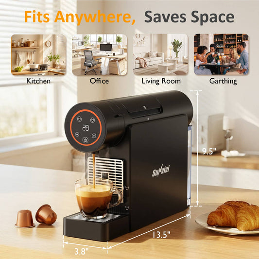 22oz Single Serve Capsule Coffee Maker, Espresso Machine