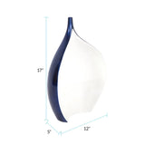 Cobalt Blue Wood Vase - small