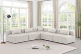 Cube - 5 Piece Modular Corner Armless Sectional
