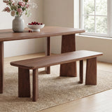Rectangle 57'' Mid-Century Modern Dining Bench