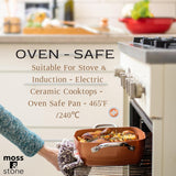 7-Piece Copper Nonstick Pots & Pans Cookware Set