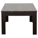 Rhodes 3-piece Faux Marble Top Coffee Table Set Grey