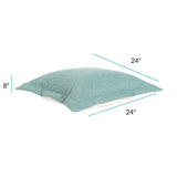 Puff Ottoman Cushion Sterling Breeze -Cushion and Cover Only