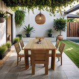 Mirella - Teak Wood Outdoor Patio Dining Table