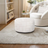 Short Indoor/Outdoor Pouf Syros Natural