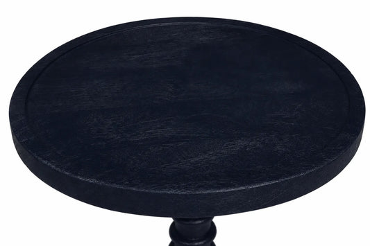 Threaded Drink Table Navy Blue