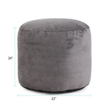 Pouf Tall Pana Charcoal