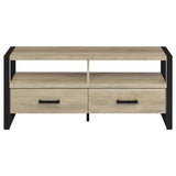 James 2-drawer Engineered Wood 48-inch TV Stand Distressed Pine