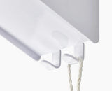 Capsule™ 2-tier White Shower Shelf