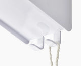 Capsule™ 4-tier White Shower Shelf