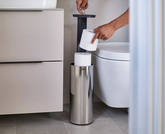 Easystore™ Luxe Stainless-steel Concealed Toilet Roll Holder