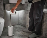 EasyStore™ Luxe 2-in-1 Stainless-steel Toilet Roll Stand
