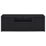 Winfield 60-inch 2-door TV Stand Media Console Black