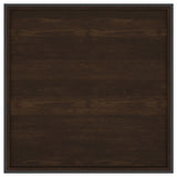 Fulton 30-inch Square Mango Wood Coffee Table Dark Brown