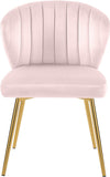 Finley Velvet Dining Chair Set of 2 - Elegant Curved Back with Gold Legs for Modern Dining Spaces