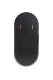 Dante Stainless Steel Gray Capsule Mirror
