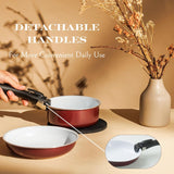 5-Piece Nonstick Aluminum Cookware Set with Handle
