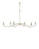 Saxon Large Silver Chandelier