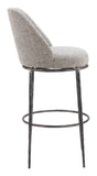 Nordhavn Swivel Barstool Gray