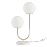 Wholesale Modern 2-Light Globe Gold Base Table Lamp