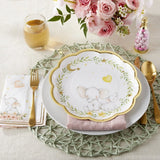 Elephant Baby Shower 9 Inch Paper Plates Set of 16