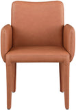 Pelle Vegan Leather Dining Chair - Stylish, Durable, and Contemporary Design for Elegant Dining Spaces