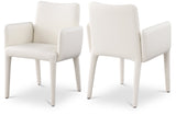 Pelle Vegan Leather Dining Chair - Stylish, Durable, and Contemporary Design for Elegant Dining Spaces