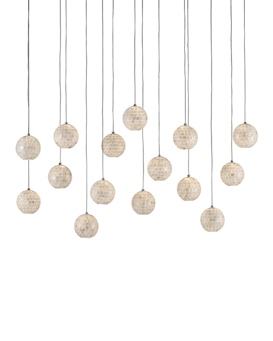 Finhorn 15-Light Linear Multi-Drop Pendant