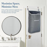 Door Hanging Laundry Bag - Grey - XL