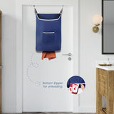 Door Hanging Laundry Bag - Navy - L
