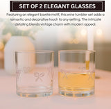 Coquete Bowtie Cocktail Juice Glass | Set of 2 | Blush Pink