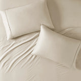 100% Organic Cotton 18" Deep Pocket Sheet Set, Taupe