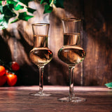 The Wine Savant Crystal Set of 6 Grappa Glasses 3oz
