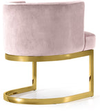 Gianna Velvet Dining Chair - Contemporary Retro Design with Plush Comfort and Stunning Gold Base