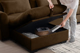 PERTH 51" Single Sofa with 1 Ottoman