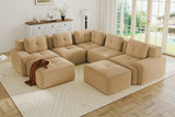 CORDELIA 116" 5-Seater Sectional with 2 Ottomans