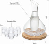 Sake Set Glasses Japanese, 15 Ounce