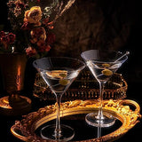 Crystal Martini Glass Set of 2 | 10oz